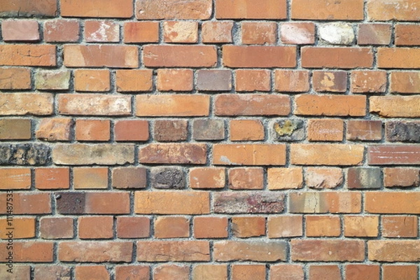Fototapeta レンガの壁の背景素材　Brick wall  background