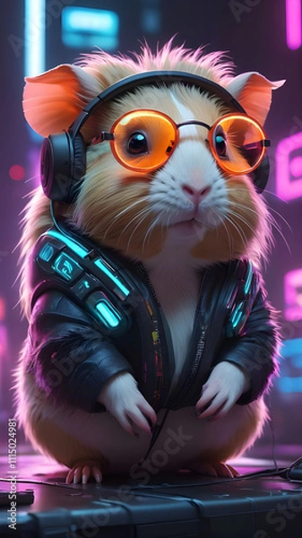 Obraz Cyber Mice - Generated by AI.
