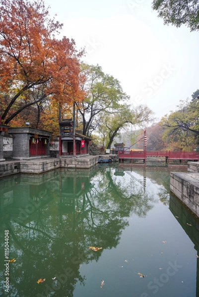 Obraz Scenery of Suzhou Street, Summer Palace, Beijing.