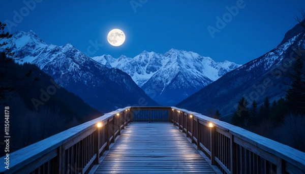 Obraz landscape with lake