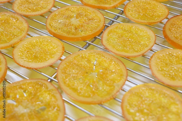 Obraz 輪切りにしたオレンジの砂糖漬け