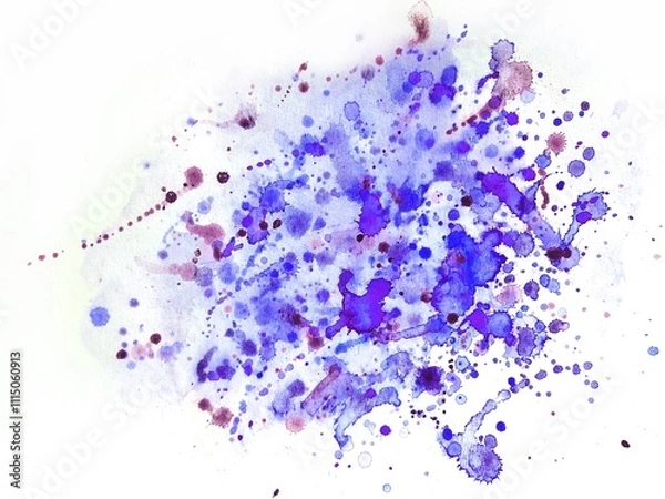 Obraz 水しぶき・紫