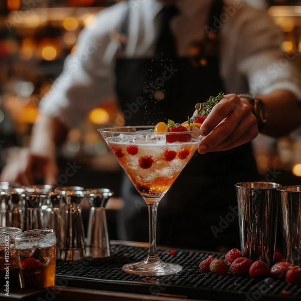 Obraz cocktail in the bar