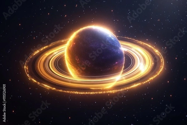 Fototapeta Galactic Element Set: A Collection of Cosmic Designs for Your Next Project