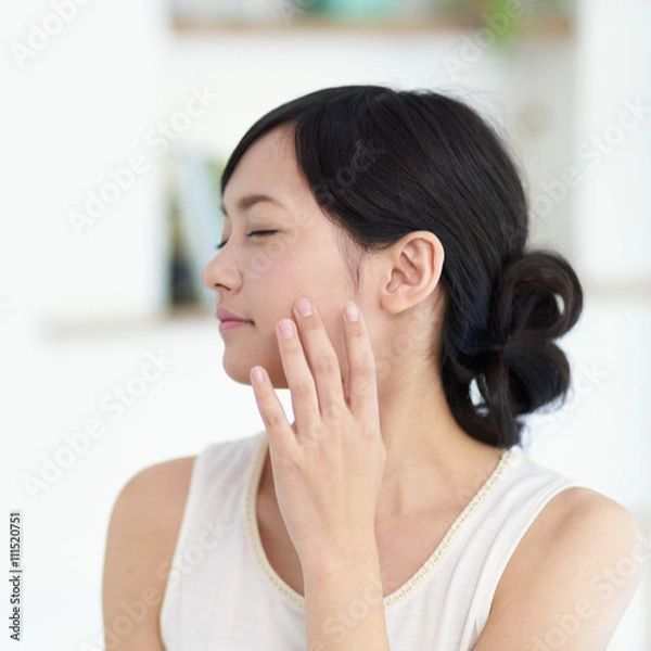 Fototapeta 肌の綺麗な女性
