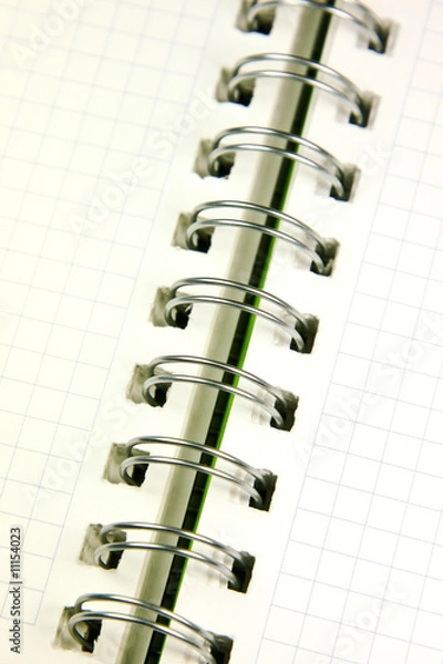 Obraz Notebook closeup shot