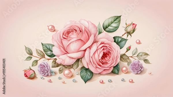 Fototapeta pink rose