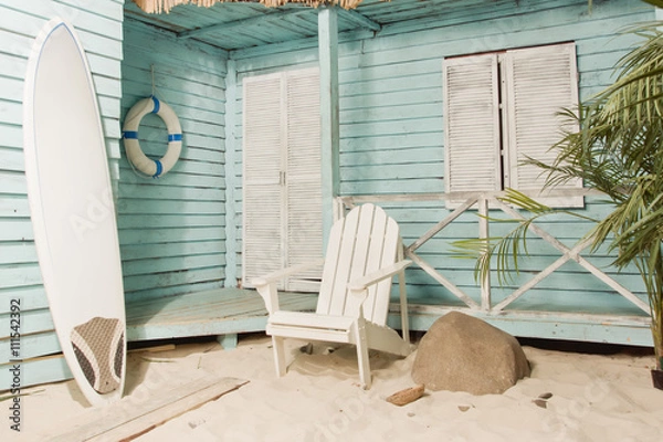 Obraz Sandy beach bungalow