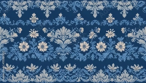 Fototapeta Clear Plain Shiny Warm Soft Vintage Bokeh Cloudy Wave Like Geometric Blue Background or Texture