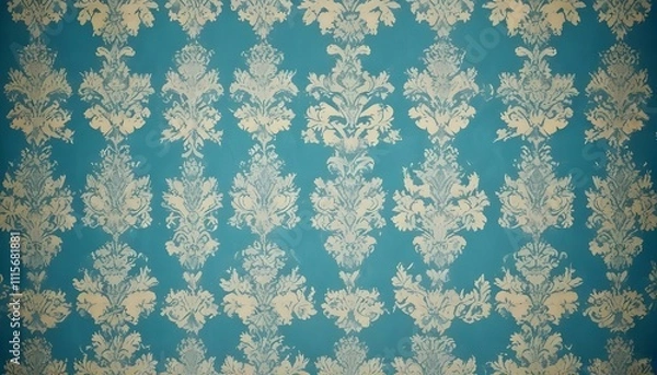 Fototapeta Clear Plain Shiny Warm Soft Vintage Bokeh Cloudy Wave Like Geometric Blue Background or Texture