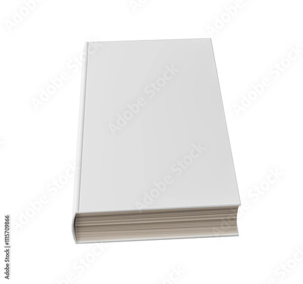 Fototapeta Free PNG a book is on a white background with a white cover.
