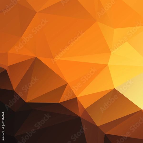 Fototapeta Low poly triangulated background. Colorful. Vector illustration.