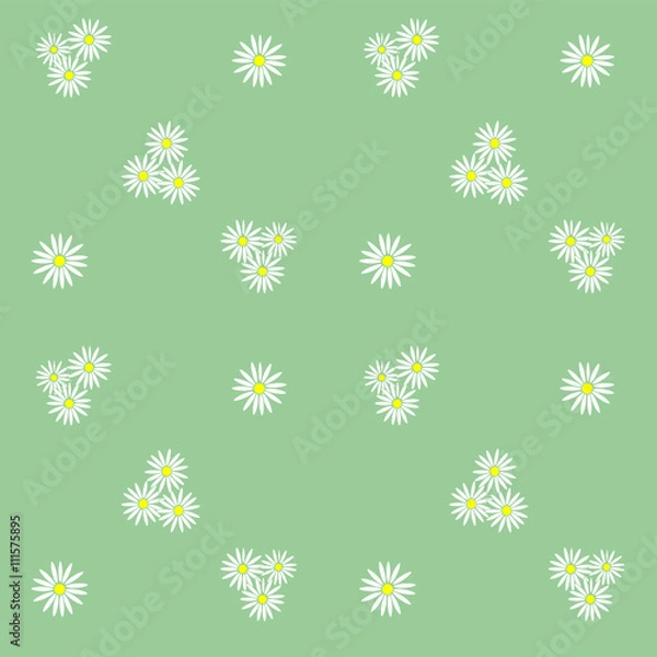 Obraz Daisies seamless pattern