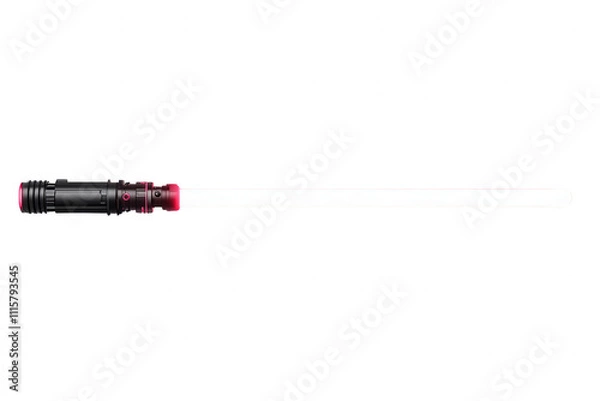 Obraz Dynamic sci-fi action epic lightsaber duel in a fantasy realm, Transparent background.