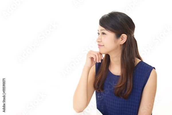 Fototapeta 微笑む女性