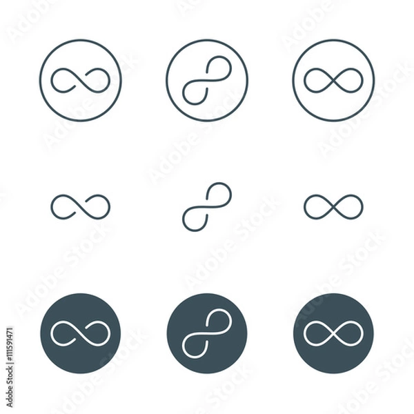 Obraz symbol nieskończoności