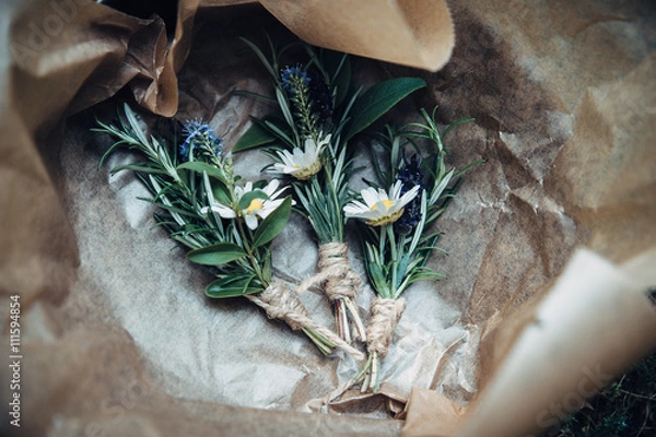 Obraz Small Beautiful Bouquet Of Flowers
