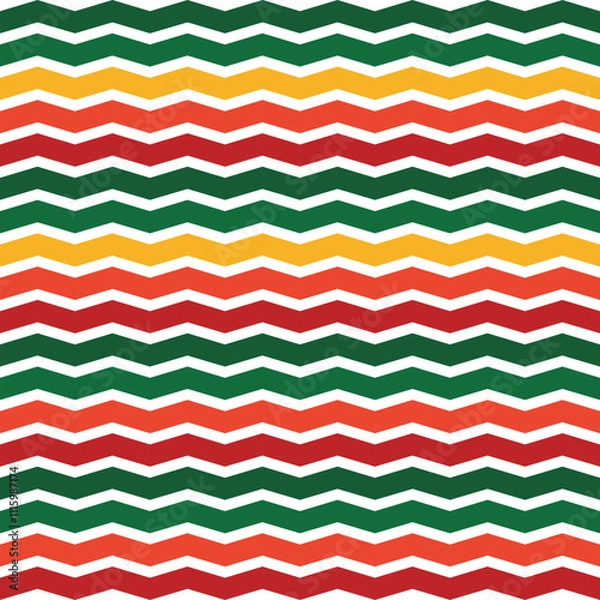 Fototapeta Christmas Color Seamless striped seamless vector pattern
