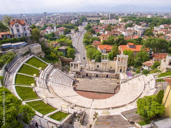 Obraz  Rzymski amfiteatr w Plovdiv