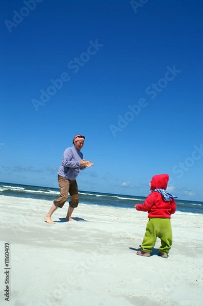 Obraz Mum beats applause