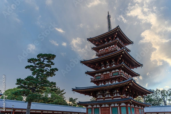 Obraz 古都、奈良の仏閣