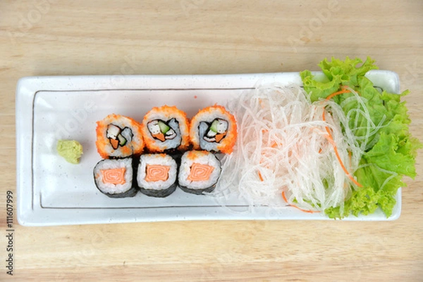 Fototapeta Suchi set