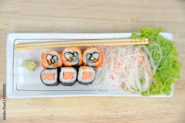 Fototapeta Suchi set