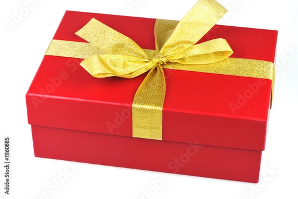 Obraz red gift box