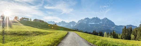 Obraz Wilder Kaiser Berglandschaft Panorama