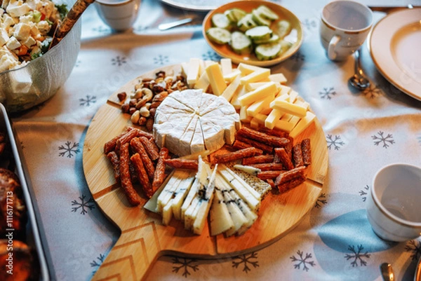 Fototapeta a festively prepared table waiting for guests