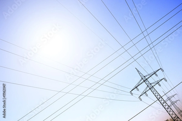 Obraz Stromleitungen
