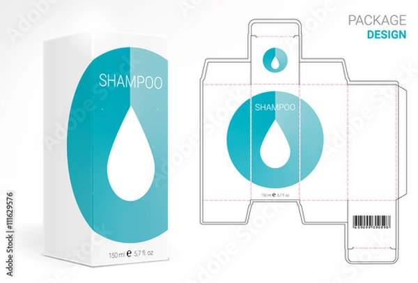 Obraz The design of the box