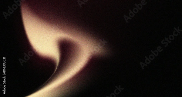 Fototapeta Glowing black golden burgundy abstract grainy color gradient background abstract  noise texture backdrop