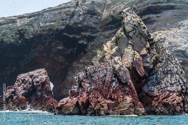 Obraz Island View of Paracas, Peru