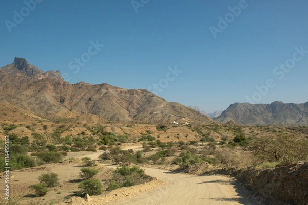 Obraz Dschabal Schams road