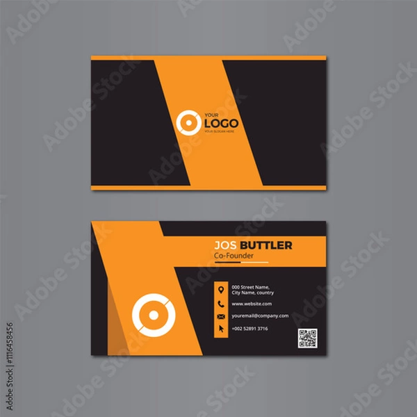 Fototapeta Popular Business Card , Creative Business Card Template design