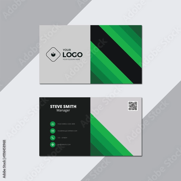 Fototapeta Modern Business Card Design print template
