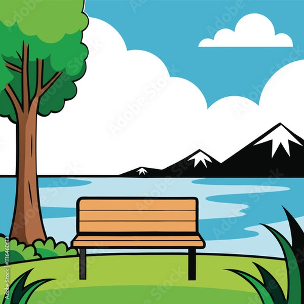 Obraz Snow-capped mountains