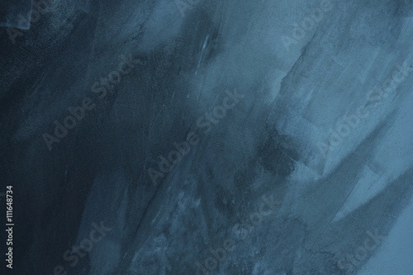 Obraz Textured blue painted background