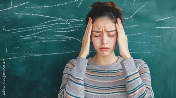 Obraz The emotional toll of classroom stress insights from students facing educational challenges
