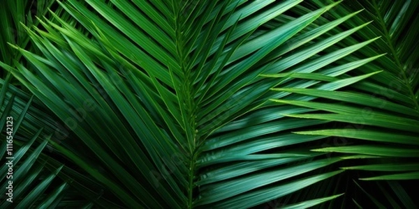 Fototapeta palm leaf background