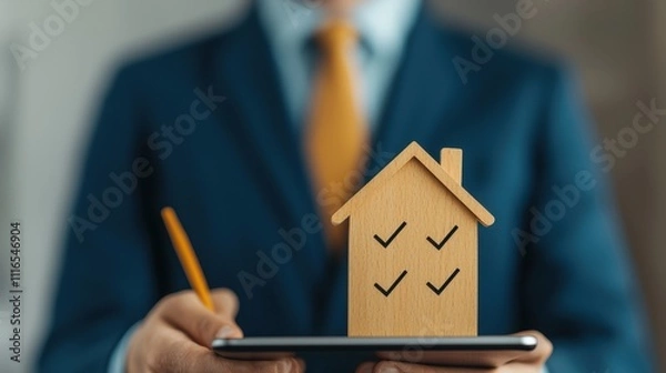 Obraz Urban real estate consultation professional meeting on property management