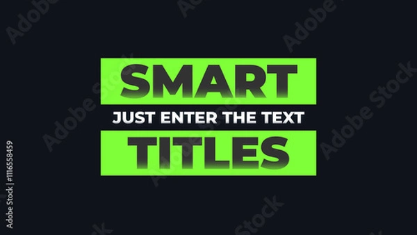 Fototapeta Dual Boxed Typography