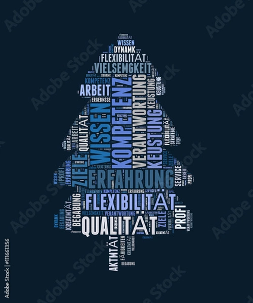 Obraz Kompetenz Erfahrung Konzept