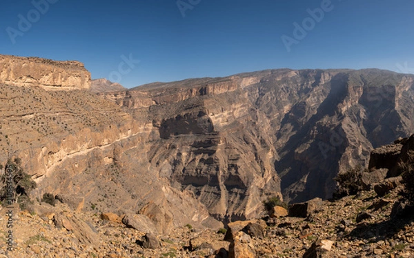 Obraz Oman Jebel Shams Grand Canyon