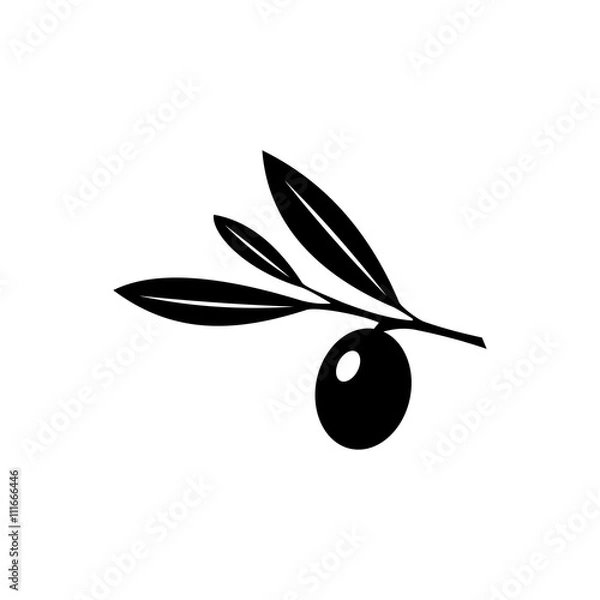 Fototapeta Olives icon vector