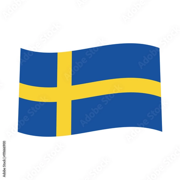 Fototapeta Sweden flag vector