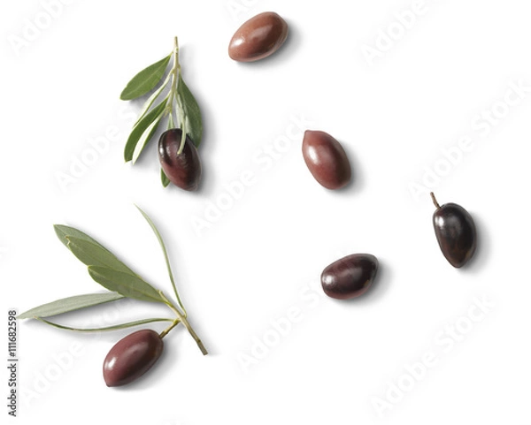 Fototapeta Olives with leafs