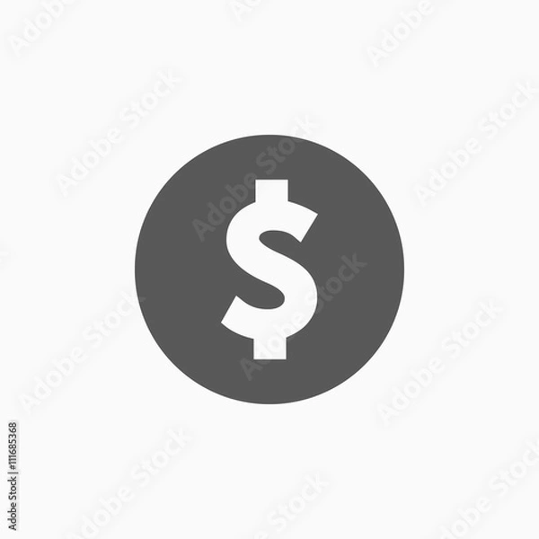 Fototapeta dollar sign icon
