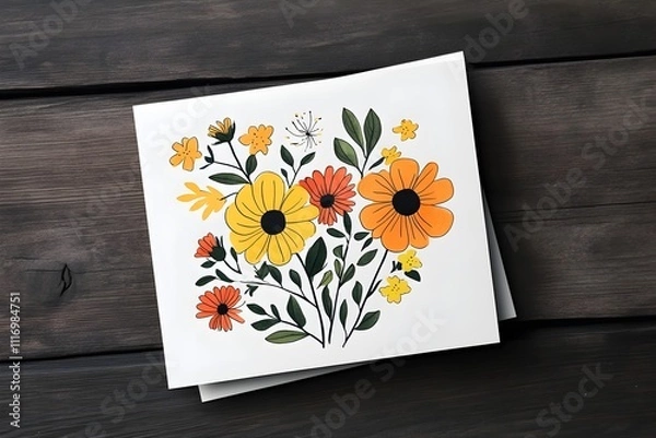 Fototapeta Set of Hand drawn watercolor illustration Red Apple Flowers. Vector, Isolated on white background. Element for design of invitations, flower, watercolor, blossom, cherry, pink, sakura, orchid, spring,